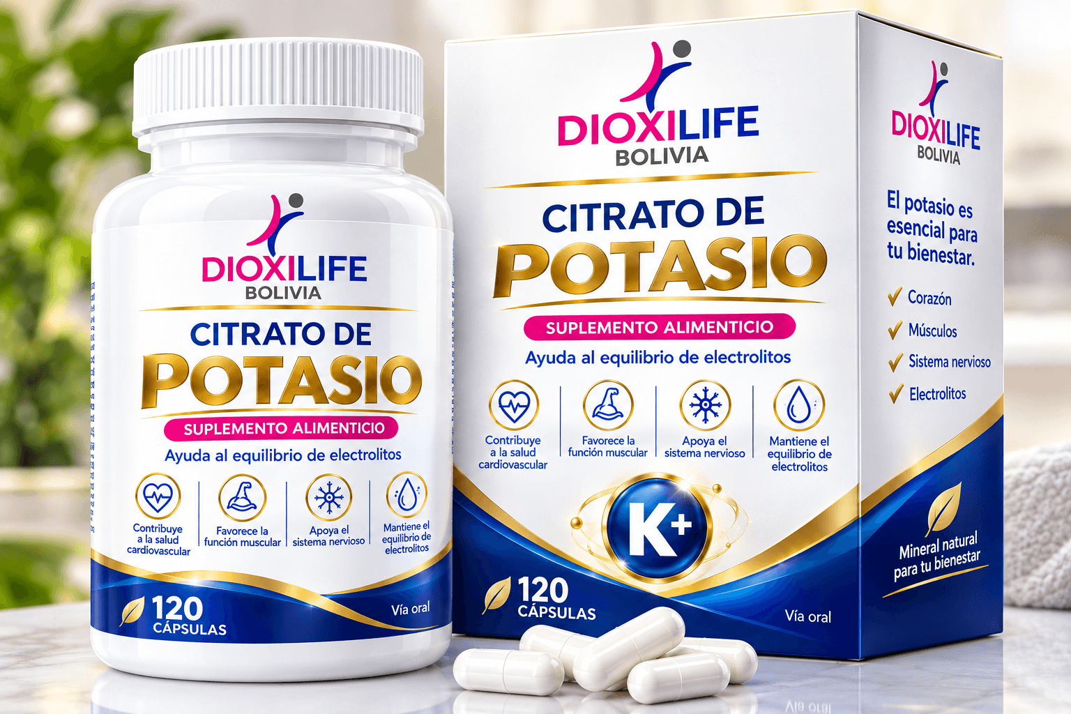 Citrato de Potasio – 500 mg